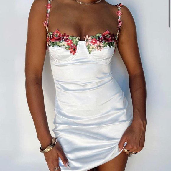 Princess Polly Dresses & Skirts - princess polly Kenzie mini dress white